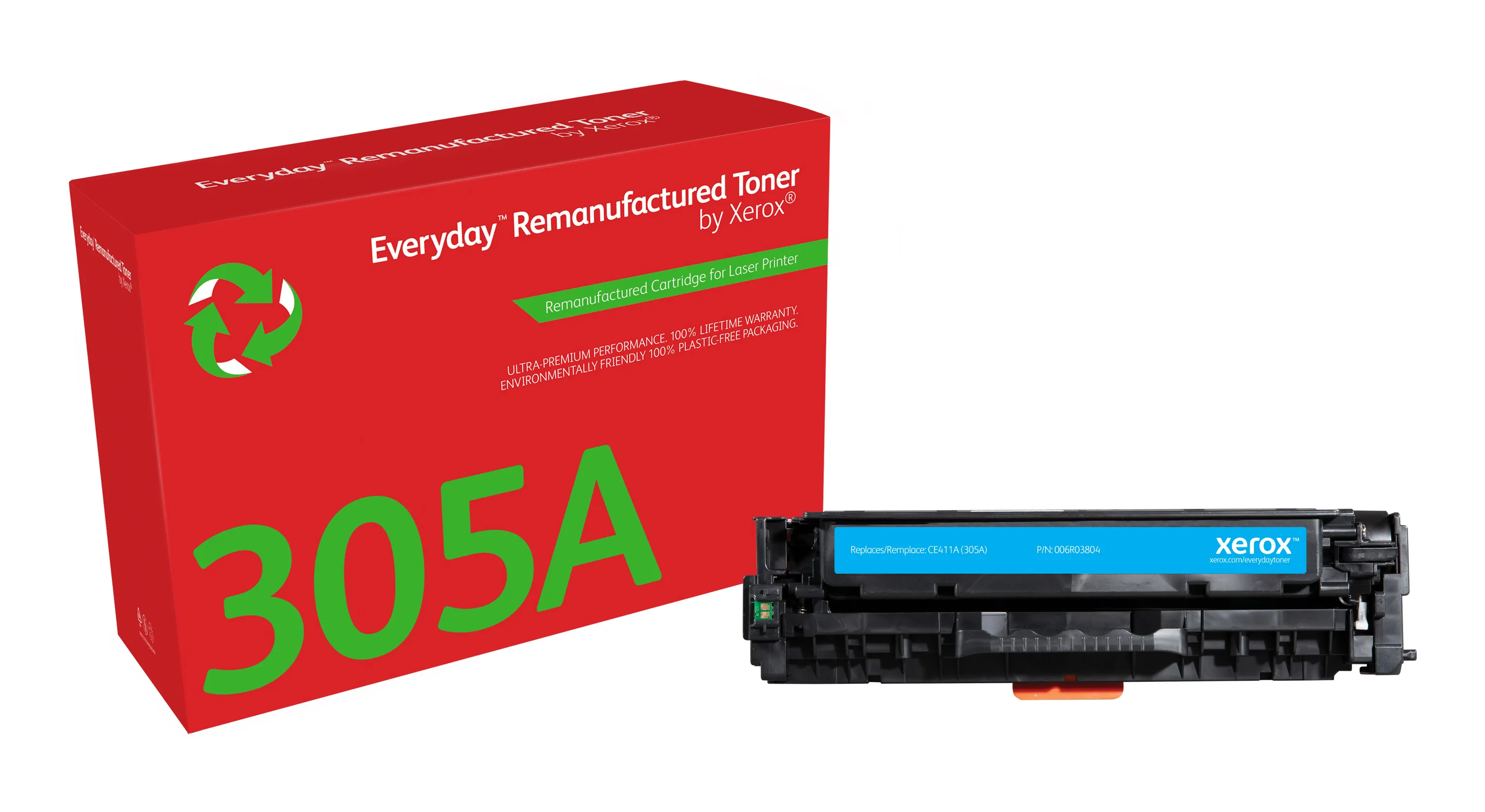 Xerox Everyday Toner Cyan Musta V&auml;rikasetti CE411A