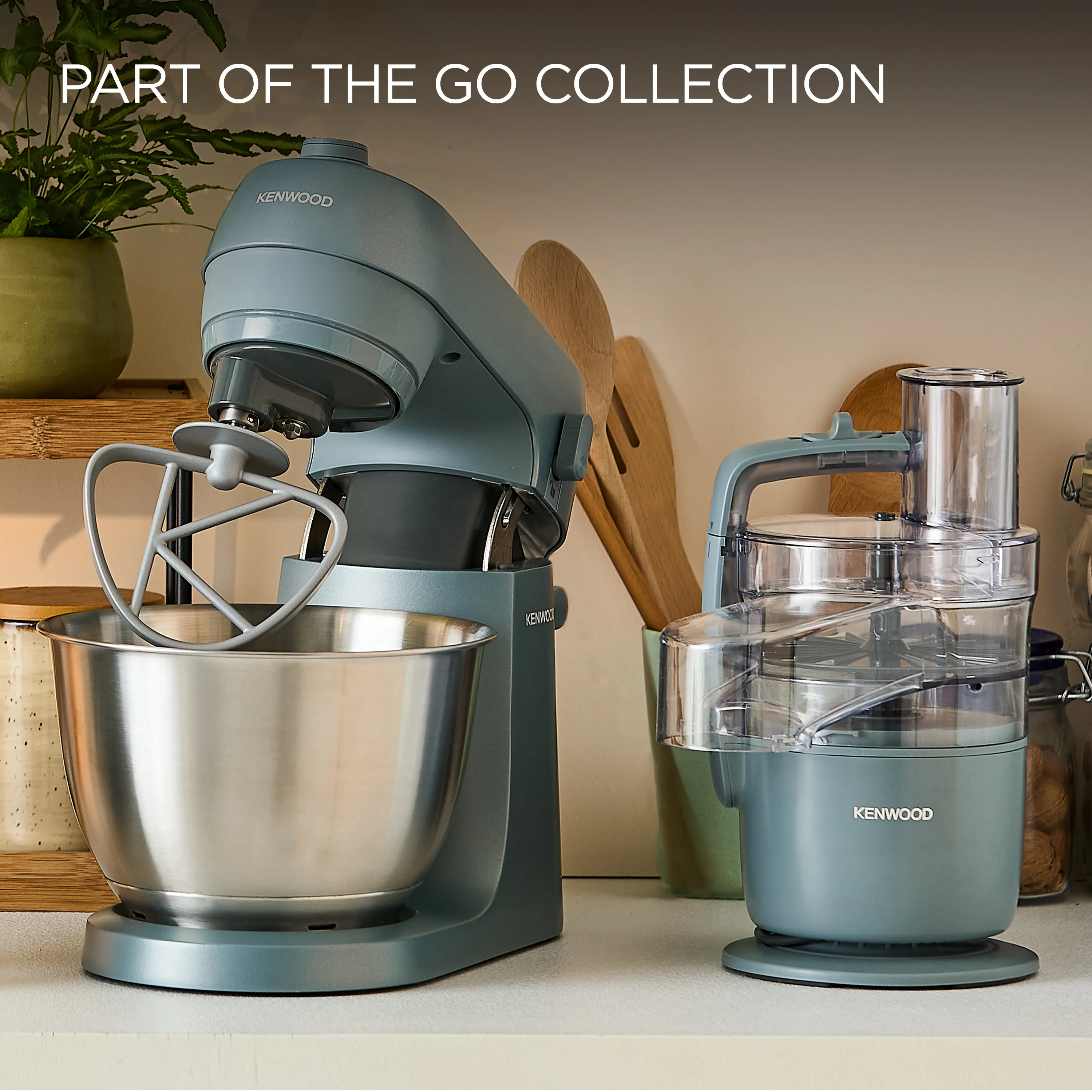 Kenwood QuickMix Go HMP40.000GY 350 W -s&auml;hk&ouml;vatkain, sininen