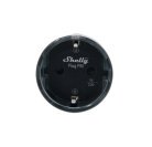 Shelly Plug PM Gen3 - 16A black Wi-Fi-enabled energy meter that plugs into a standard outlet