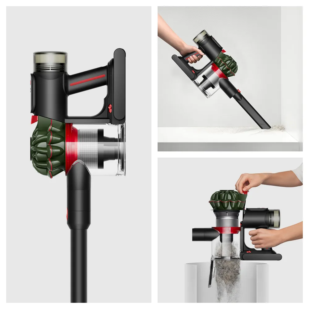 Dyson V8 Cyclone -varsi-imuri 0,54 L 150 AW, musta/vihre&auml;