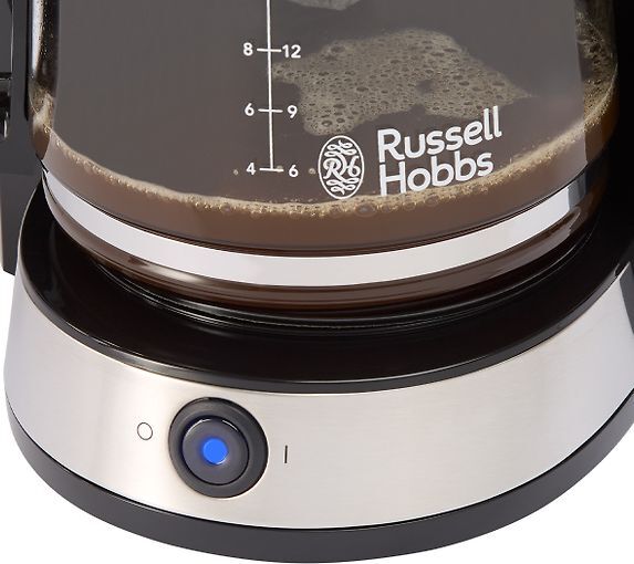 Russell Hobbs Heaton 27400-56 10 cups Coffee Maker, Brushed stainless steel / matte black