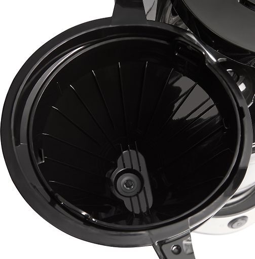 Russell Hobbs Heaton 27400-56 10 koppar kaffebryggare, borstat rostfritt st&aring;l / mattsvart