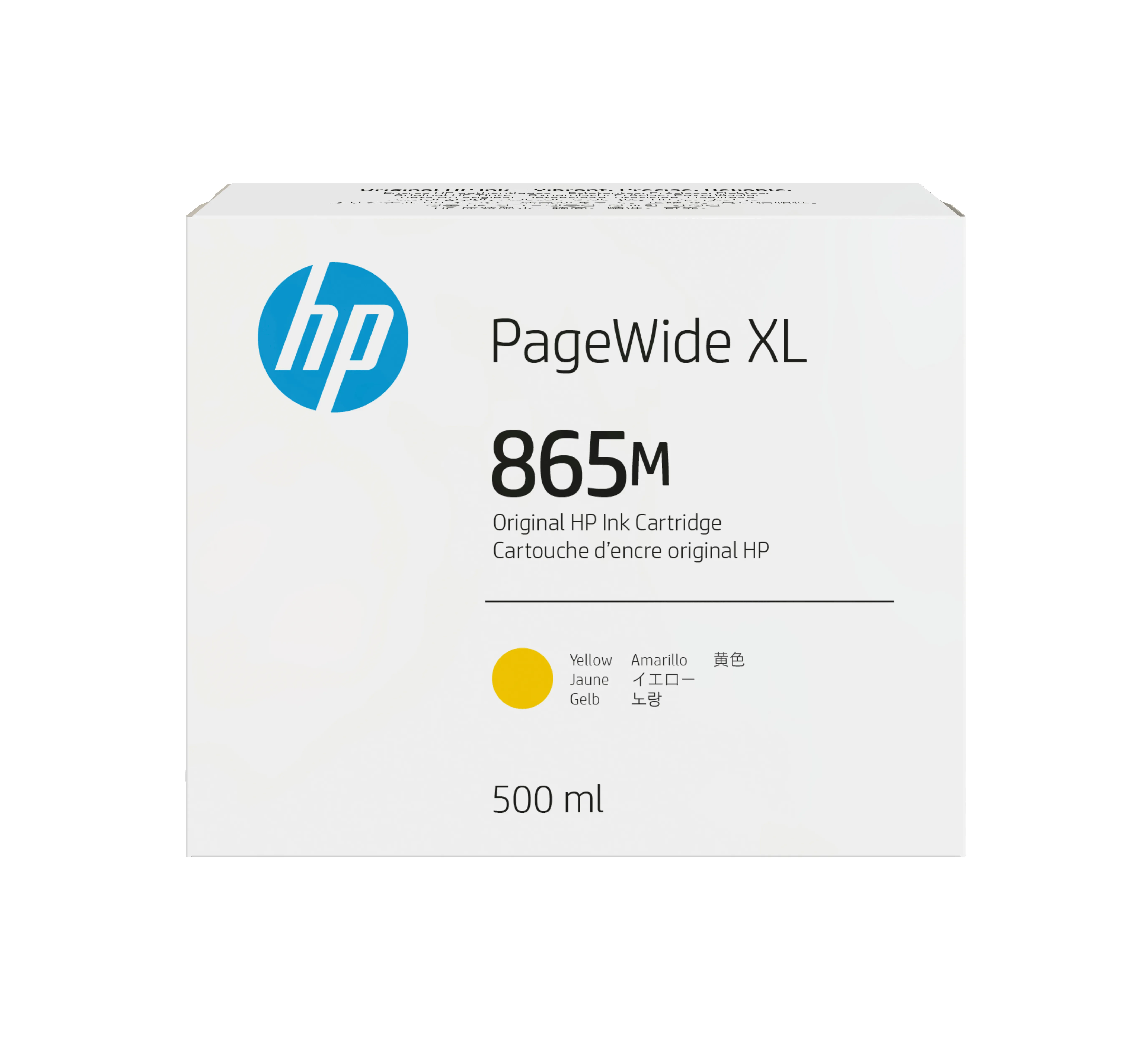 HP Ink/865M 500ml PageWide XL YL