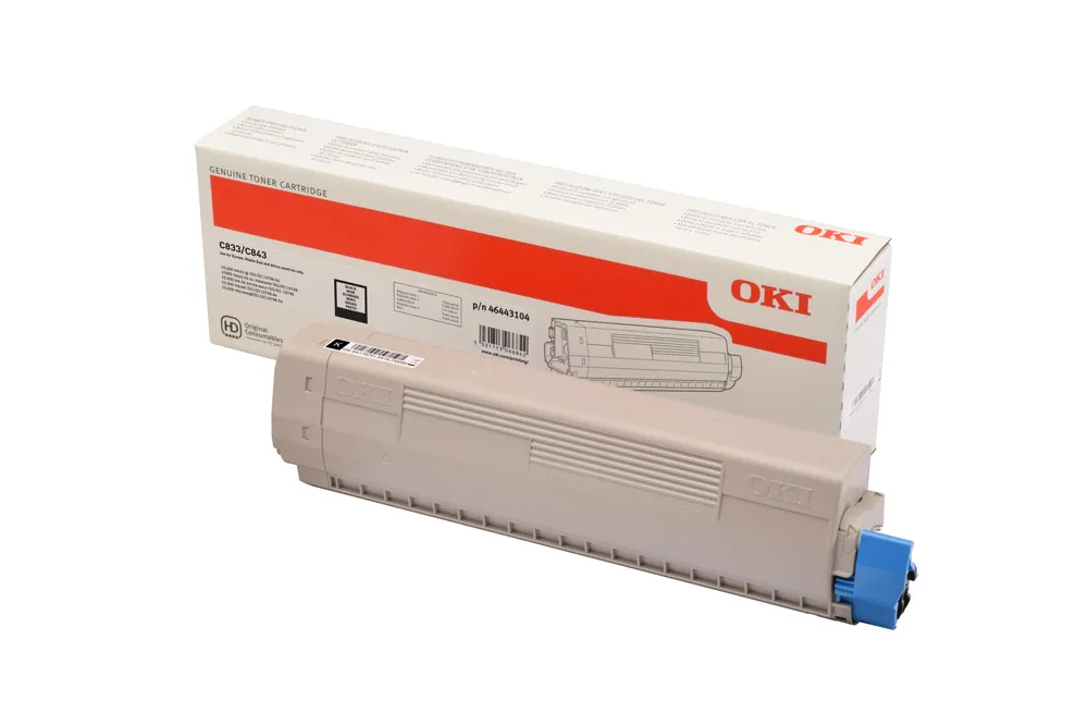 OKI 46443104 toner cartridge, Black