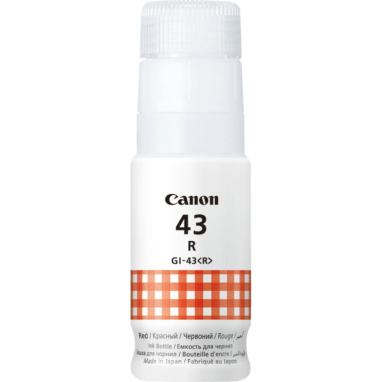 Canon GI-43R -mustepullo, 60 ml, punainen