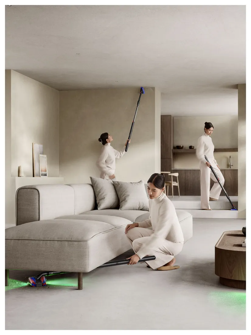 Dyson PencilVac Fluffycones 0.8L 21V Bagless Cordless Stick vacuum cleaner, Black/Grey