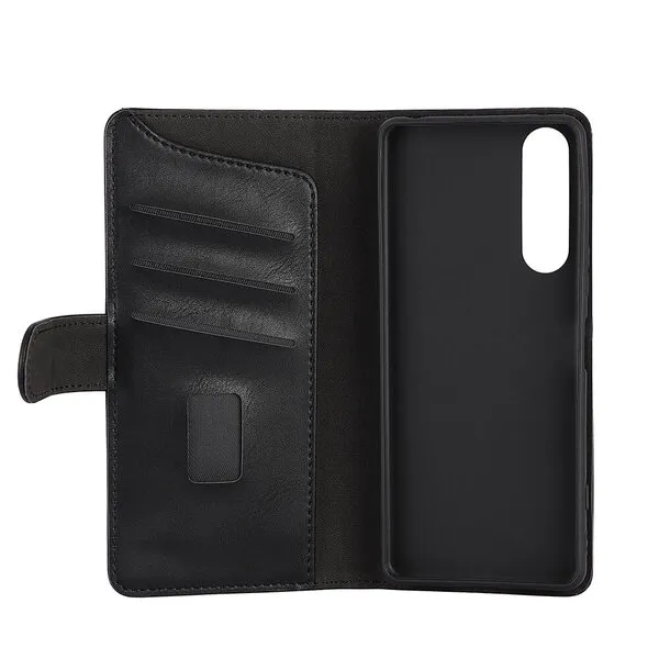 GEAR Wallet, Xperia 5 IV - plånboksfodral, Svart