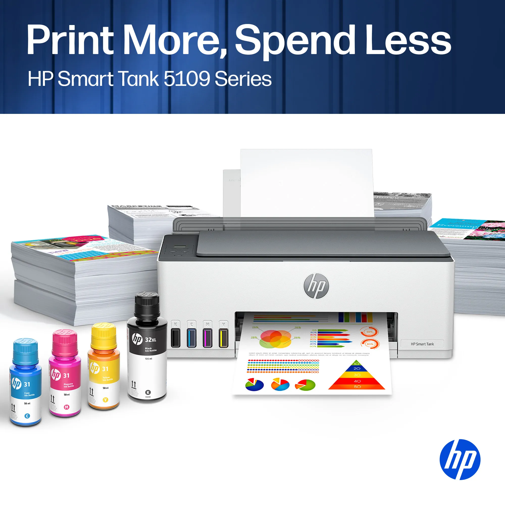 HP Smart Tank 5109 All-in-One skrivare