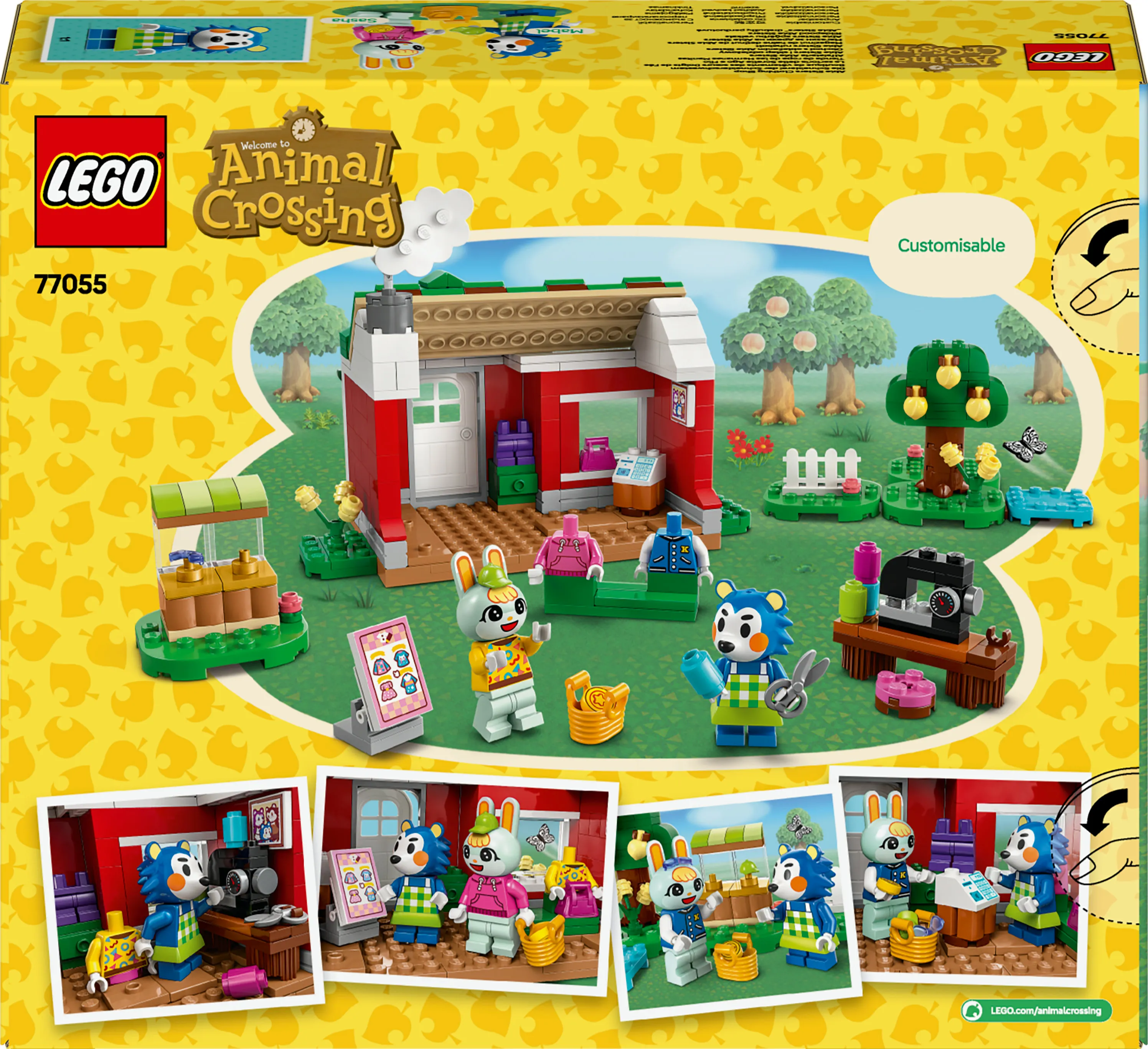 LEGO Animal Crossing Able Sisters' Clothing Shop 77055