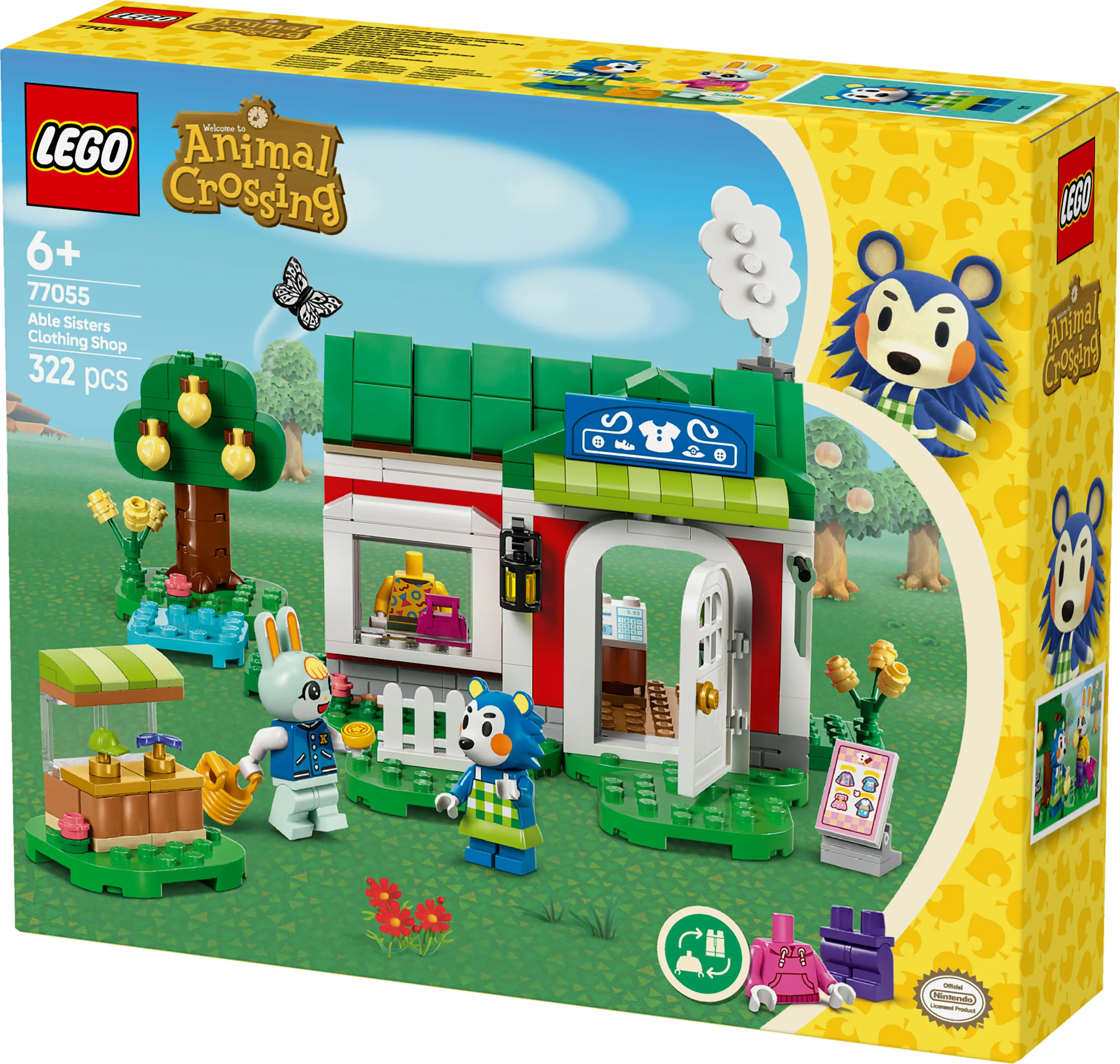 LEGO Animal Crossing Able Sisters' Clothing Shop 77055