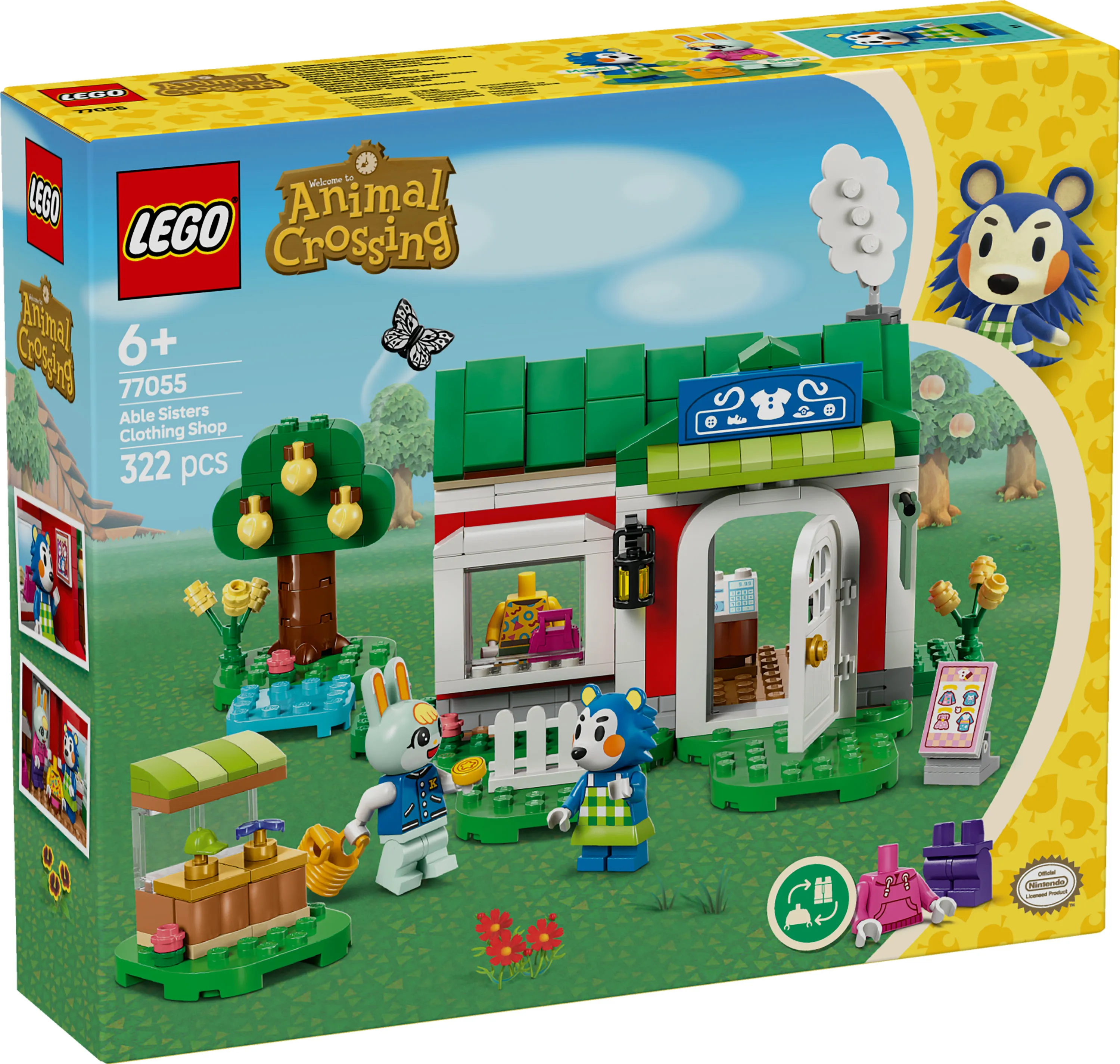 LEGO Animal Crossing Able Sisters' Clothing Shop 77055