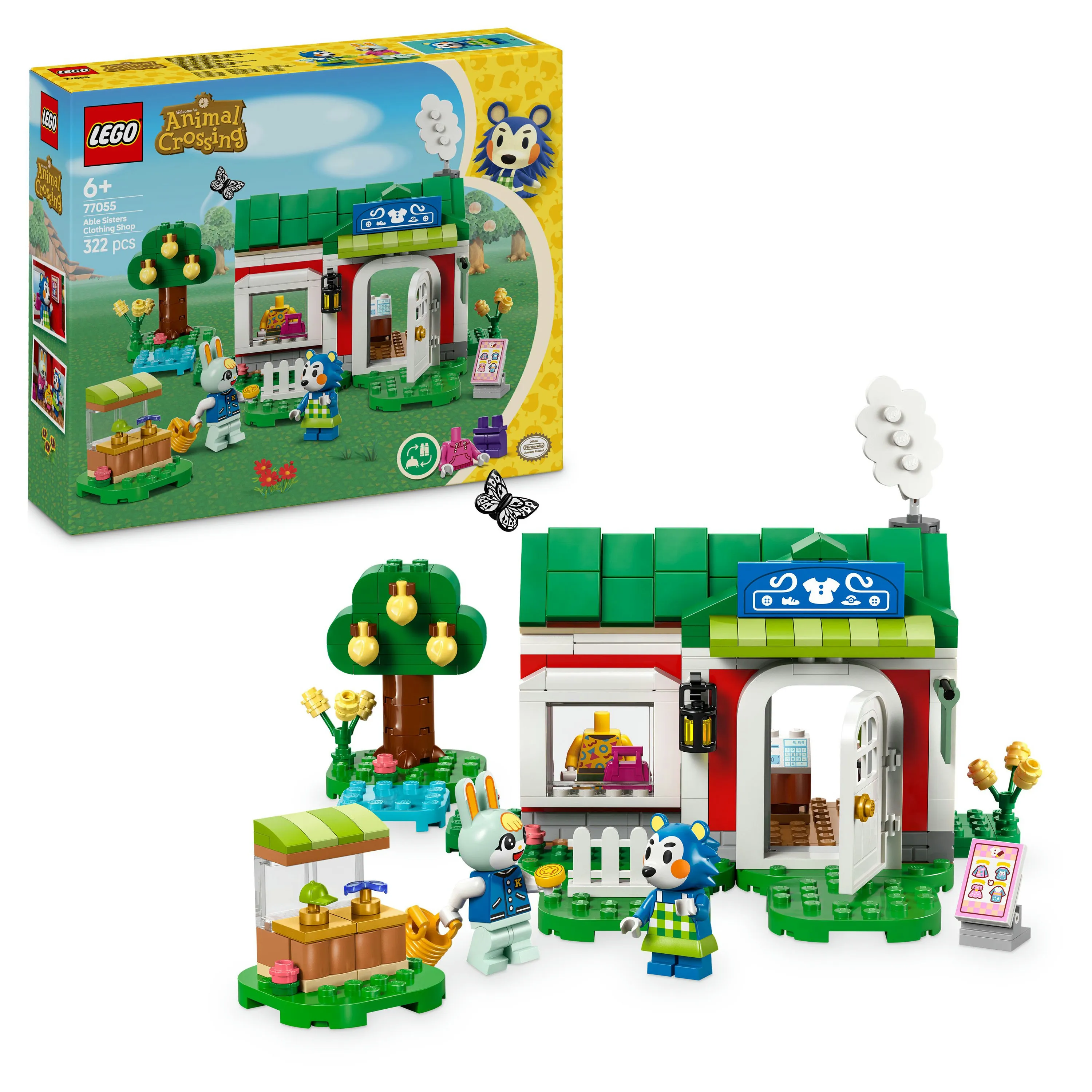 LEGO Animal Crossing Able Sisters' Clothing Shop 77055