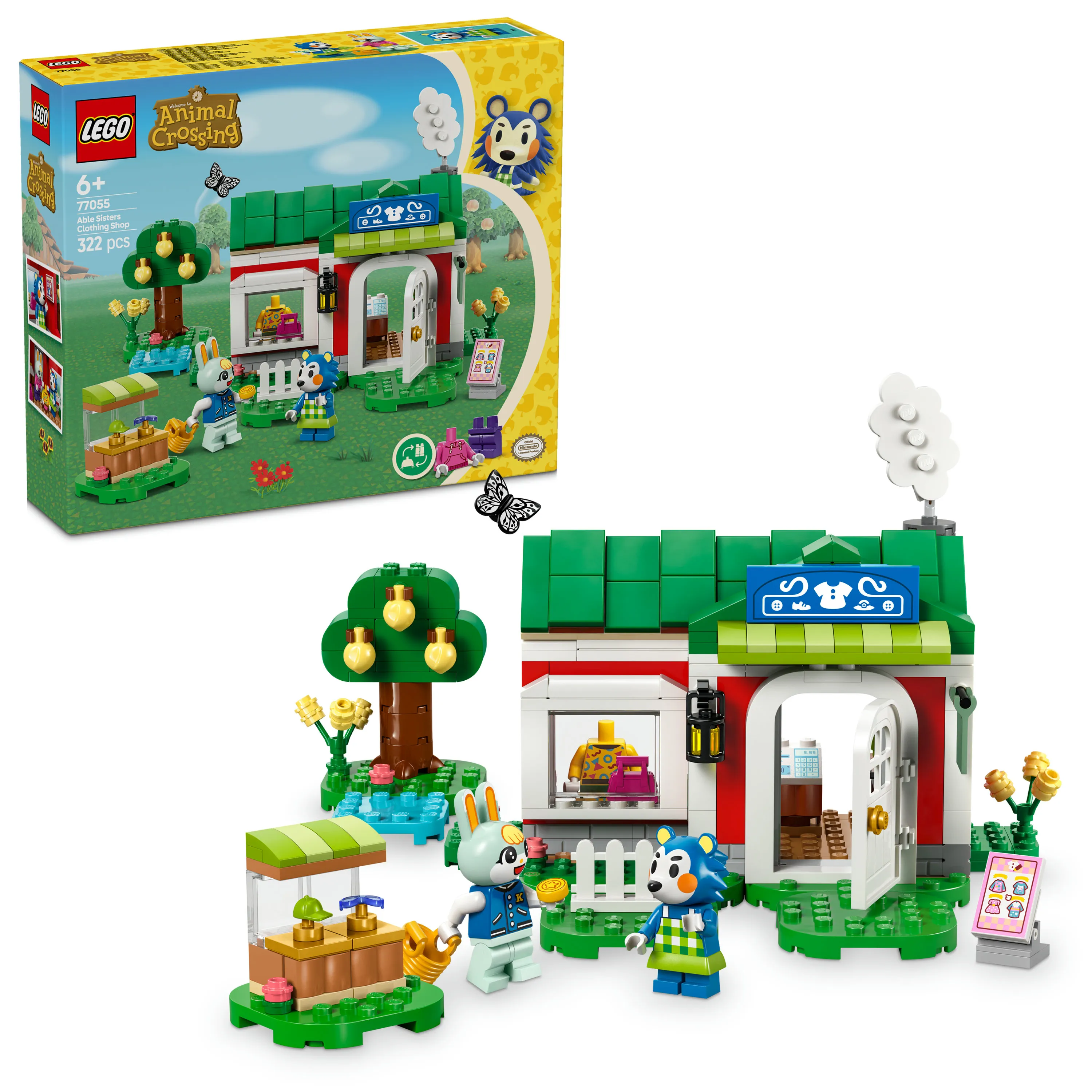 LEGO Animal Crossing Able Sisters' Clothing Shop 77055