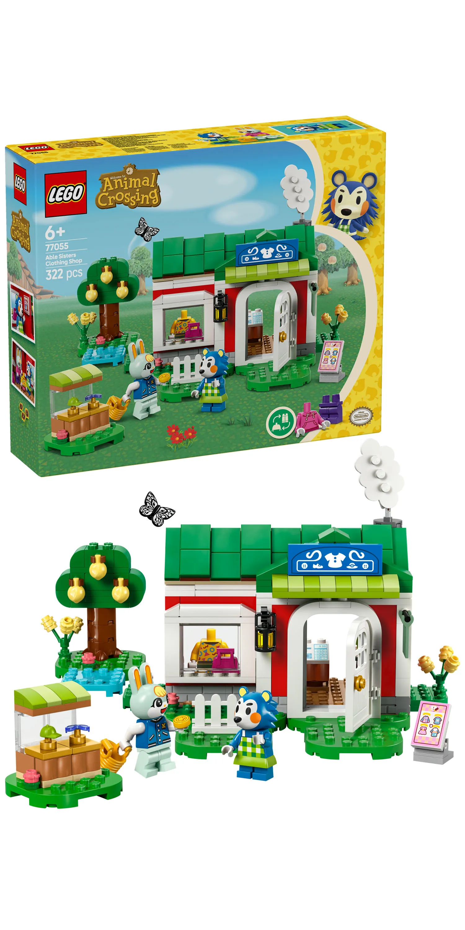 LEGO Animal Crossing Able Sisters' Clothing Shop 77055