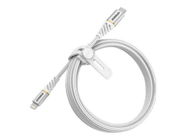OtterBox USB-C – Lightning -kaapeli, 60 W, 2 m, valkoinen
