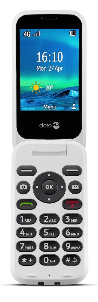 Doro 6881 4G - mobile phone, Red/White