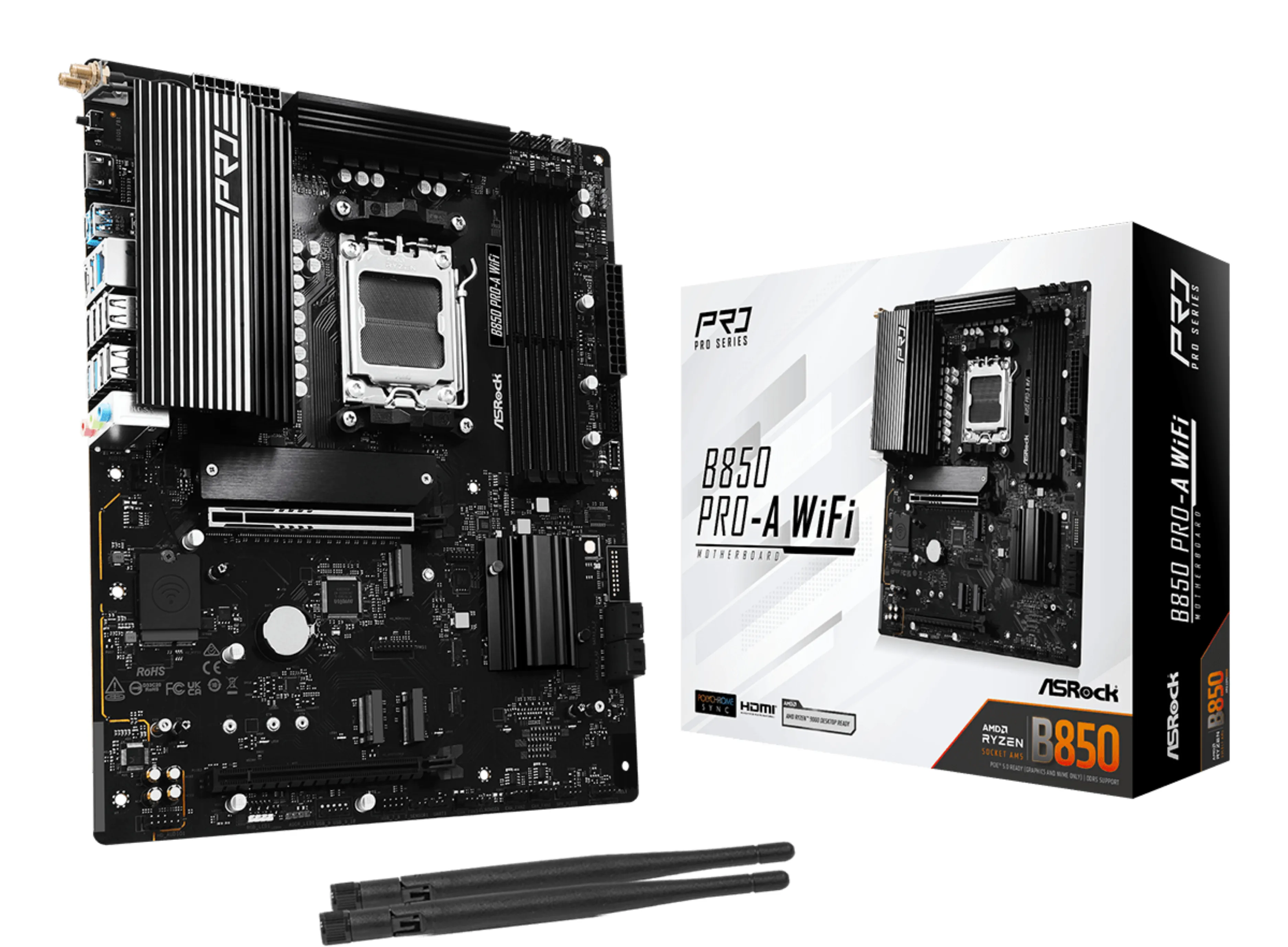 ASRock B850 Pro-A WiFi AM5 ATX -emolevy