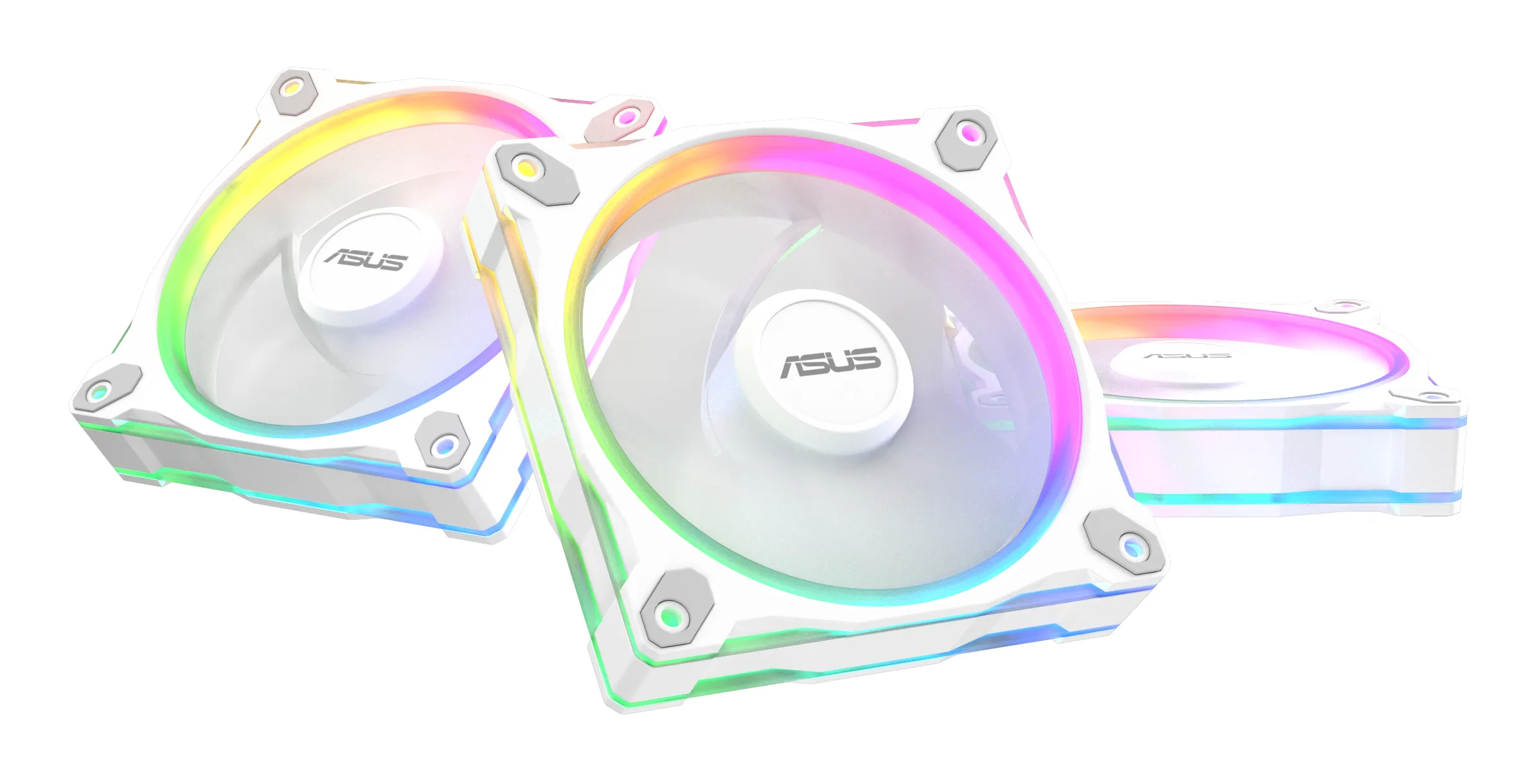 Asus Prime MR120 ARGB 120mm - case fan, White, 3 pcs
