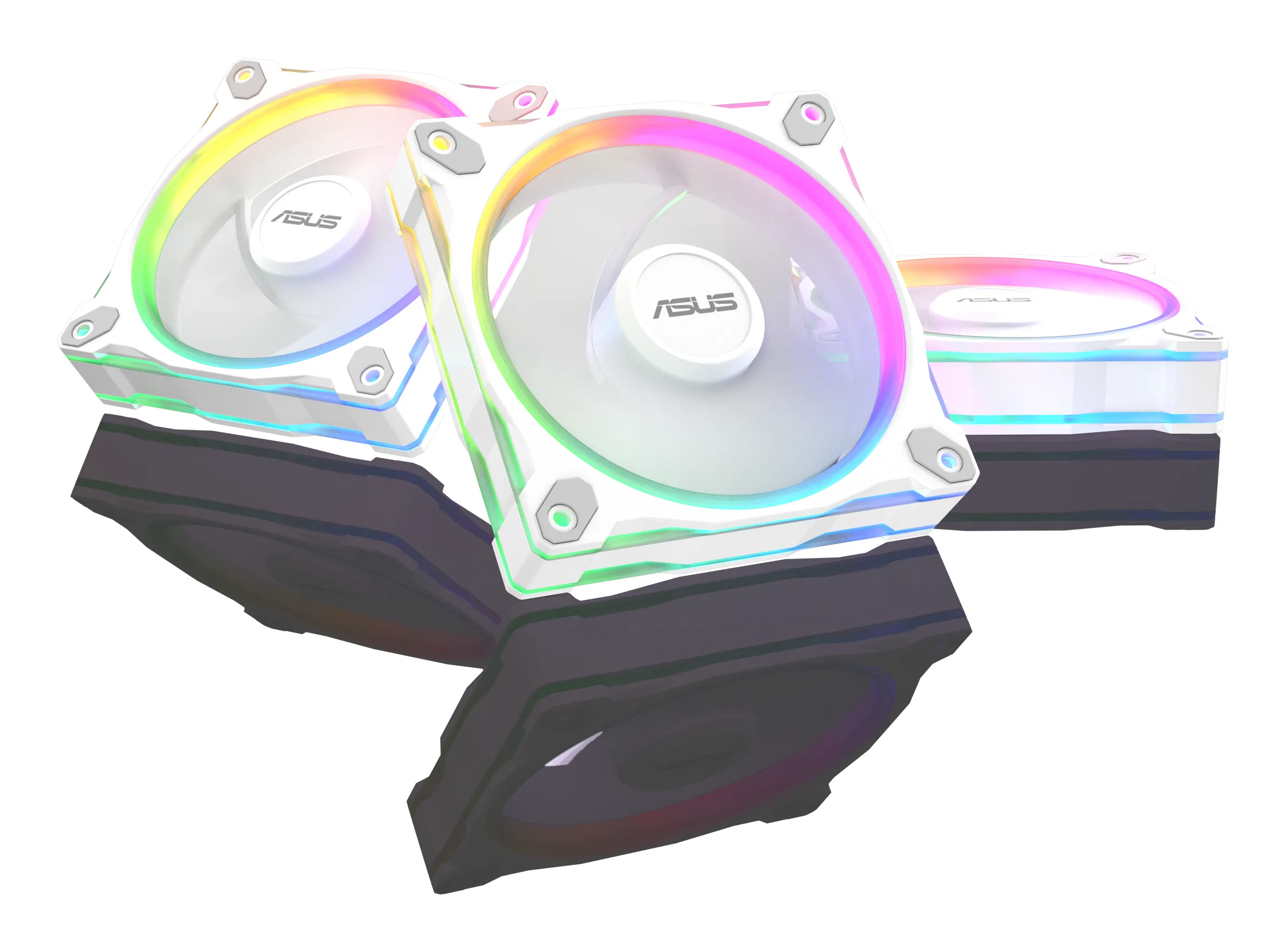 Asus Prime MR120 ARGB 120mm - case fan, White, 3 pcs