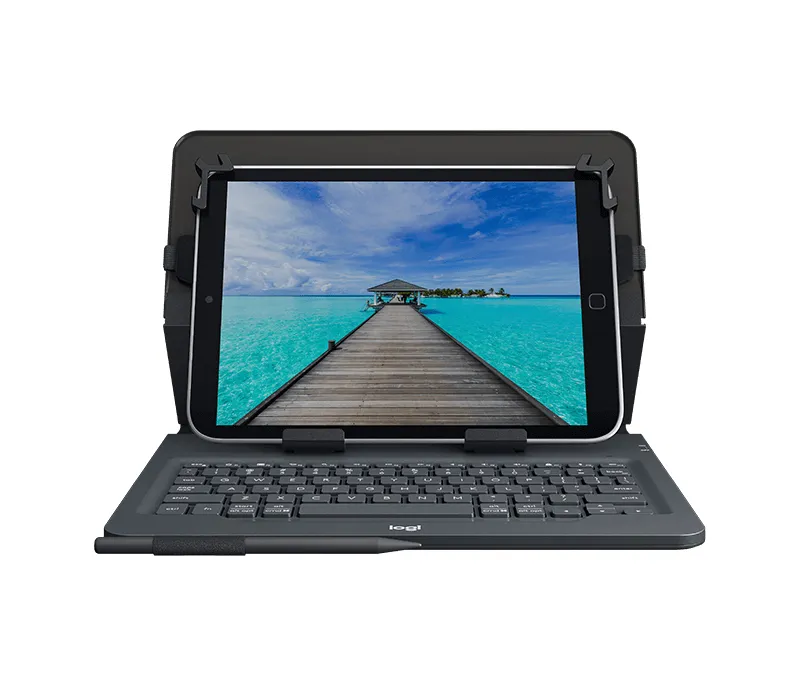 Logitech Universal Folio - Näppäimistö- ja kalvokotelo - langaton - Bluetooth 3.0 - tanska/suomi/norja/ruotsi