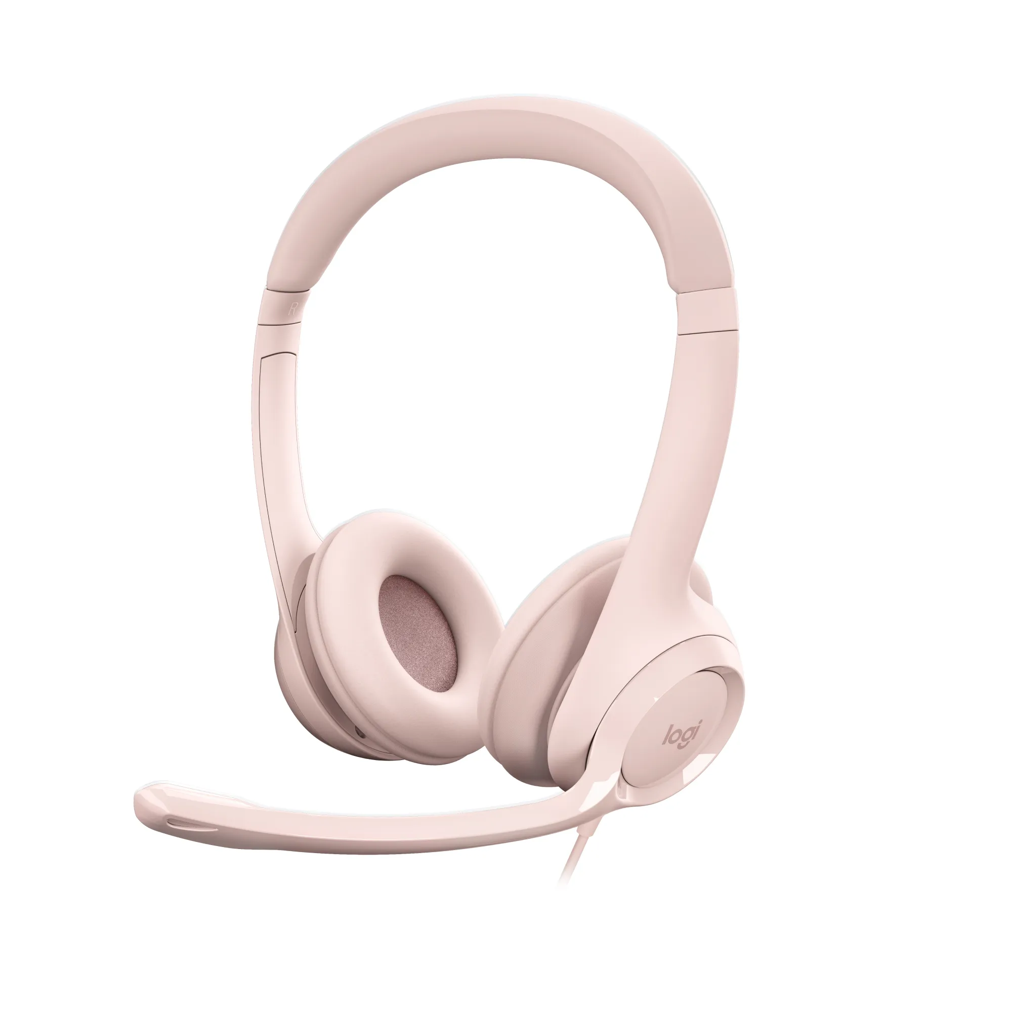 Logitech H390 USB - headset, rosa