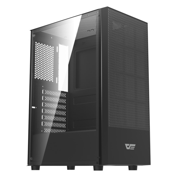 DARKFLASH A290 Midi-Tower Case with window, Black