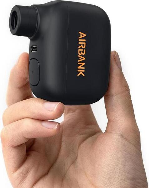 CYCPLUS AS100 POCKET SE AIRBANK Mini cykelpump, svart