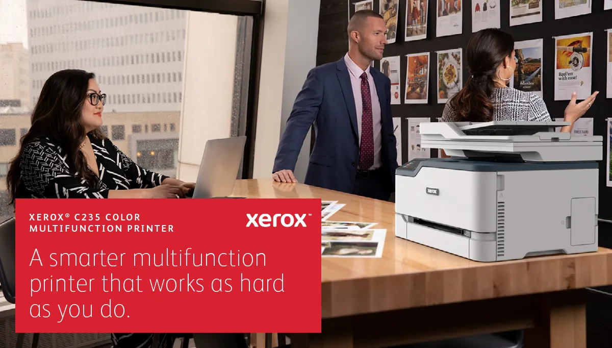 Xerox C235 - V&auml;ri monitoimilasertulostin LAN/Wi-Fi, A4