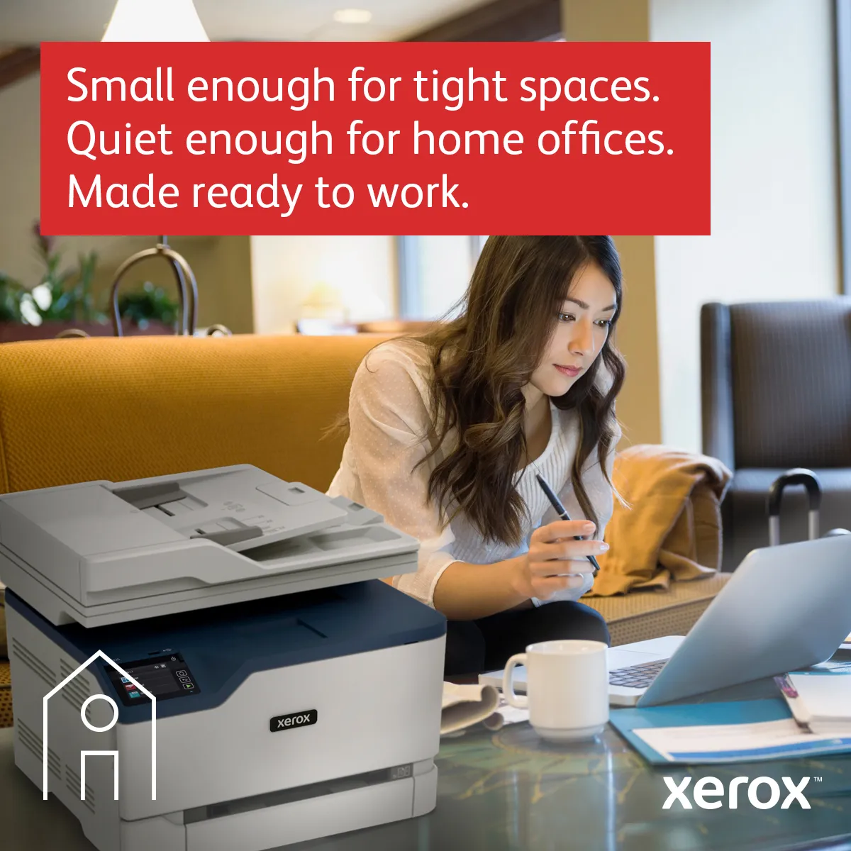 Xerox C235 - Färg multifunktionslaserskrivare LAN/Wi-Fi, A4
