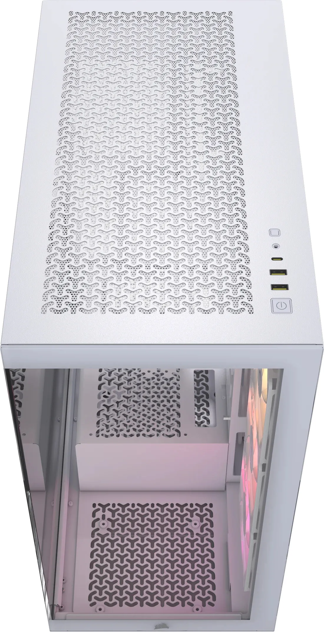CORSAIR Geh Midi 3500X ARGB Tempered Glass White