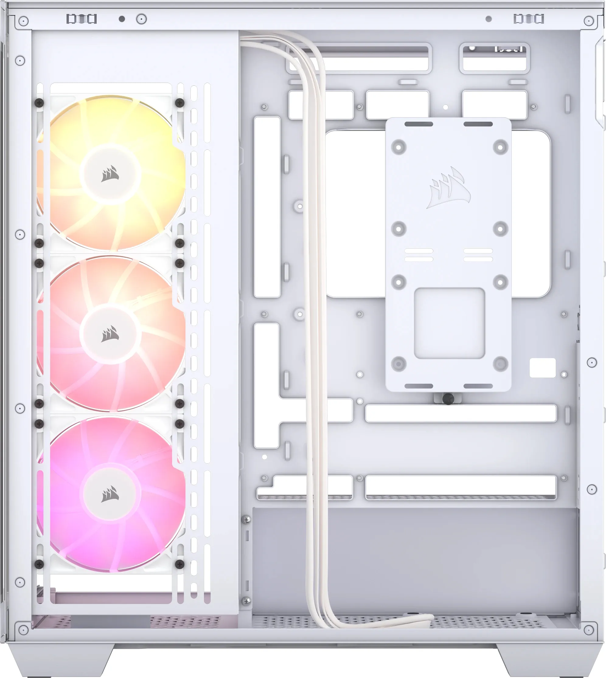 CORSAIR Geh Midi 3500X ARGB Tempered Glass White