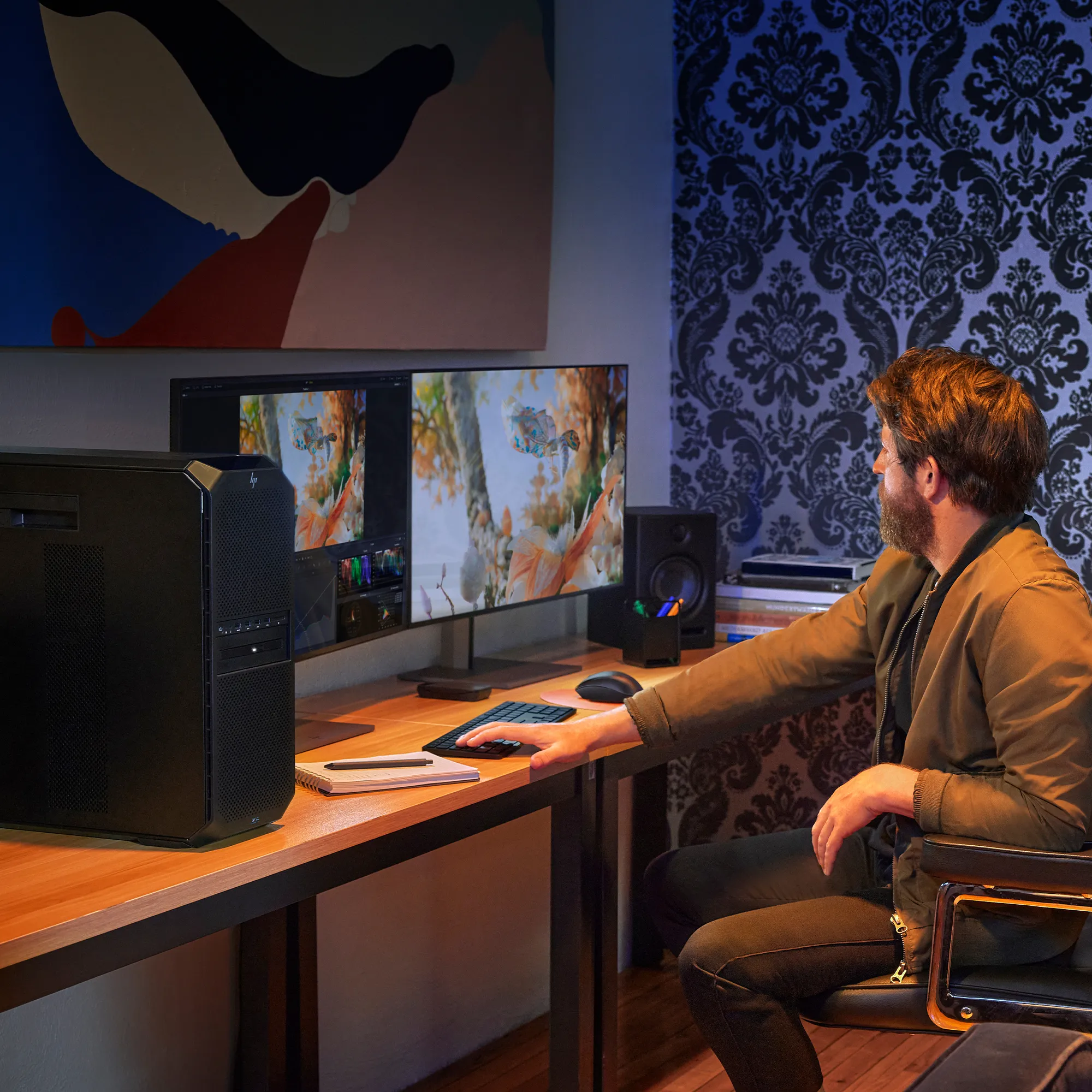 HP Z6 G5 A AMD Ryzen Threadripper PRO 9975WX, 128GB, 1TB, RTX 6000 Ada, Win 11 Pro Workstation, Tower