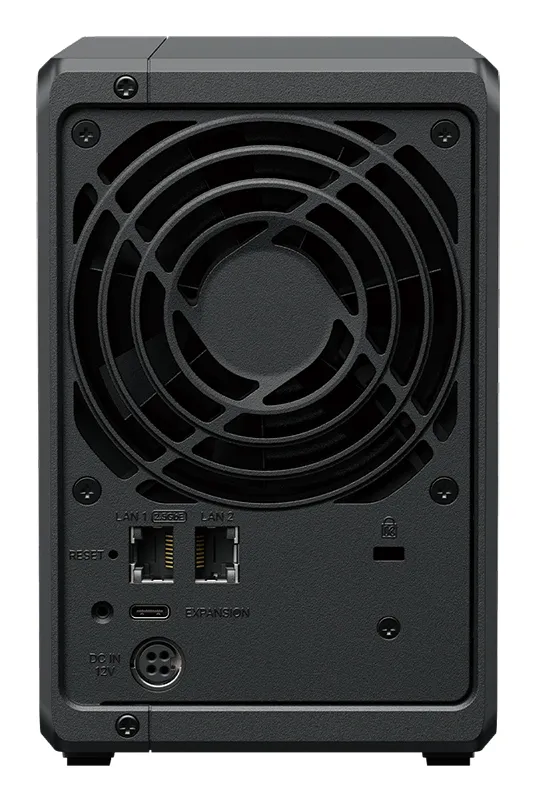 Synology DiskStation DS725+ 24 TB (2 x 12 TB HDD) - N&auml;tverkslagring, Svart