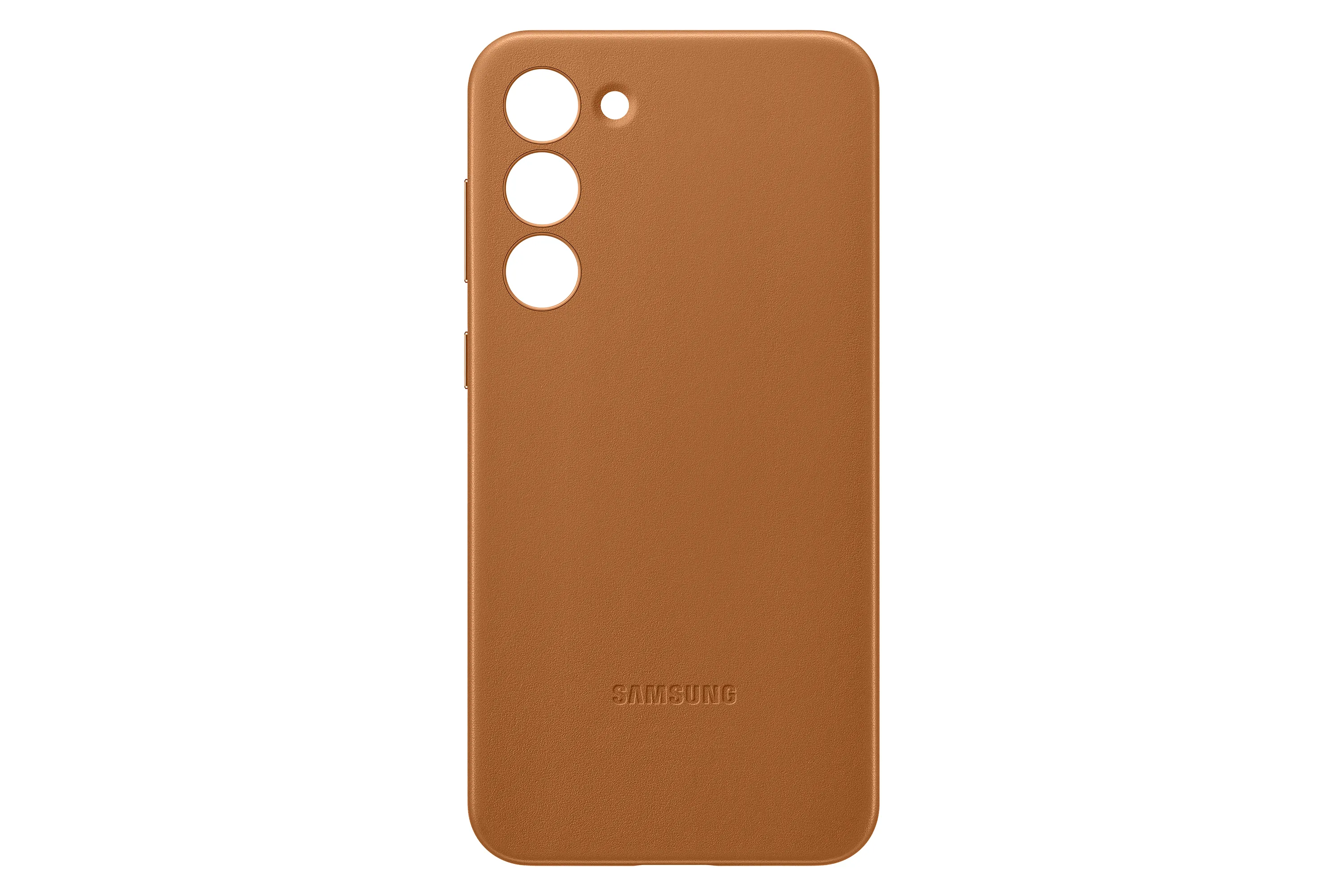 Samsung Galaxy S23+ Leather Case, Camel