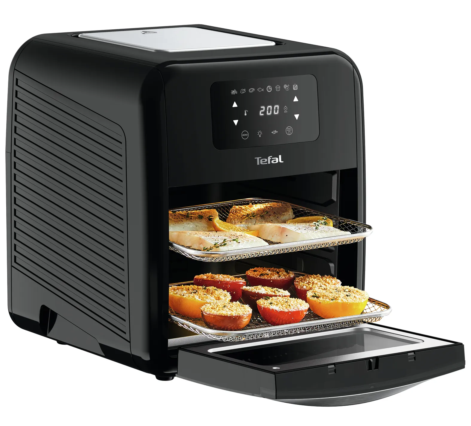 Tefal Easy Fry FW5018 Airfryer -kiertoilmakypsennin, musta,11L