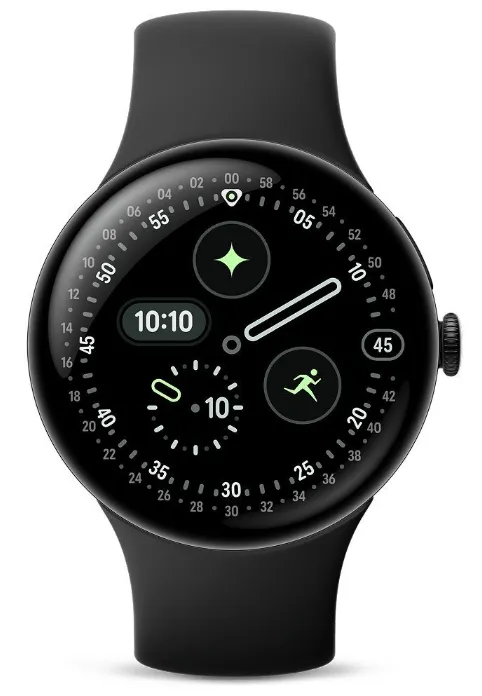 Google Pixel Watch 4 LTE 41mm AMOLED LTPO smartklocka, Obsidian