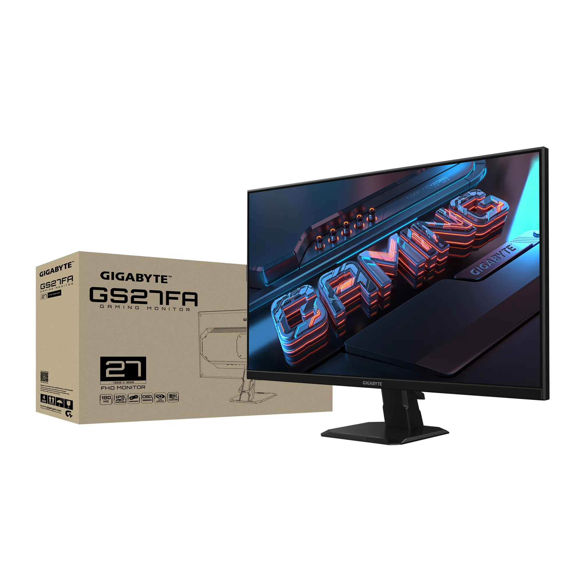 GIGABYTE GS27FA 27" Full HD, IPS Gaming Monitor GIGABYTE GS27FA 27" Full HD, IPS Gaming Monitor