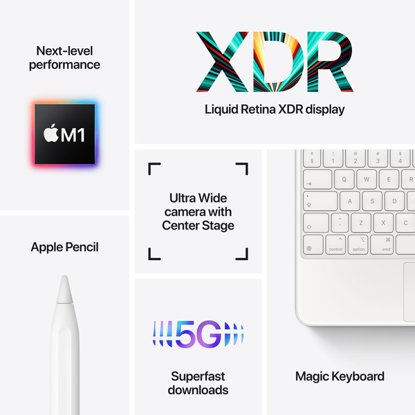 Apple iPad Pro 12.9" Wi‑Fi + Cellular 512GB - Space Gray (2021)