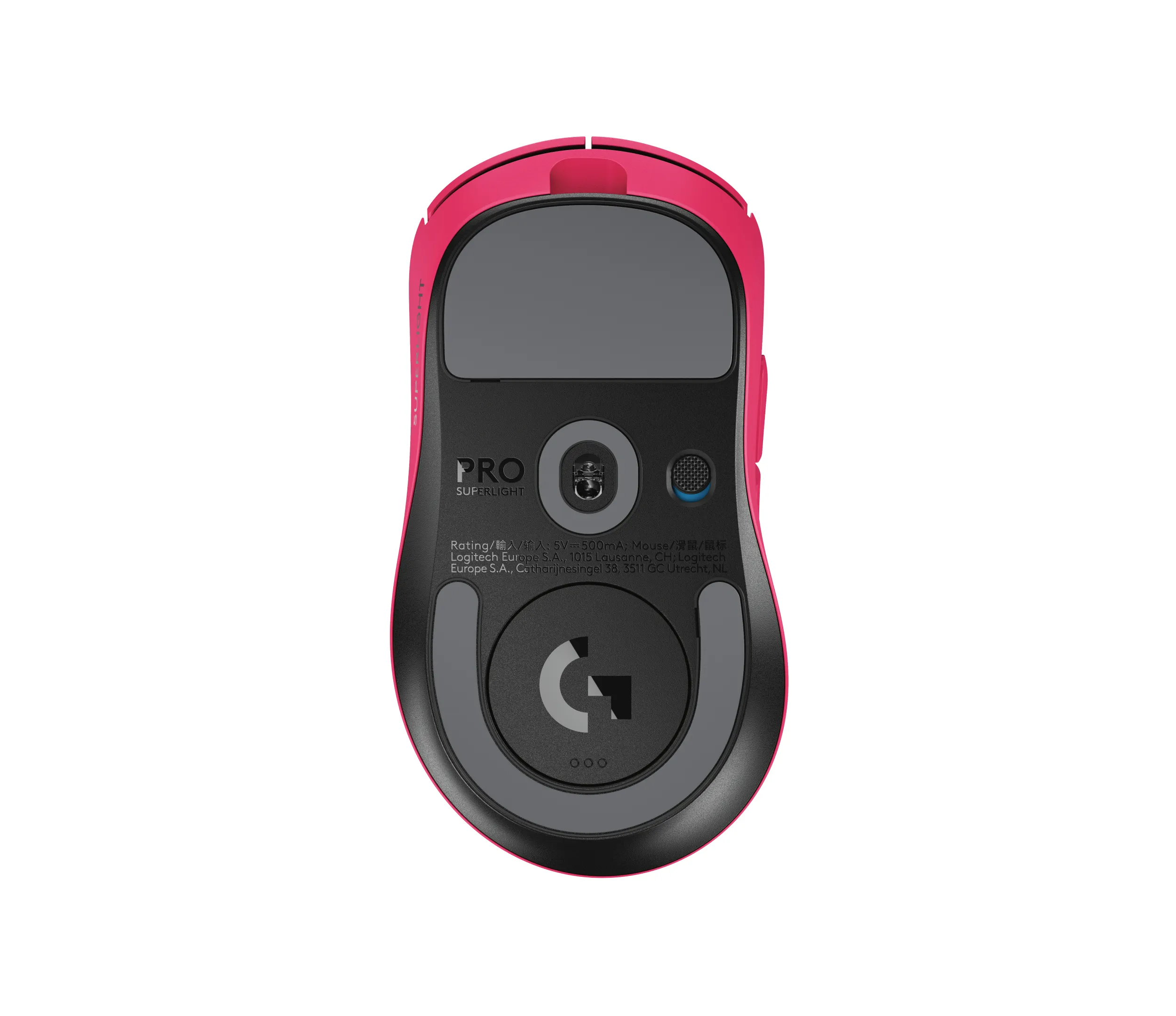 Logitech PRO X SUPERLIGHT 2 DEX Wireless Gaming Mouse, Magenta