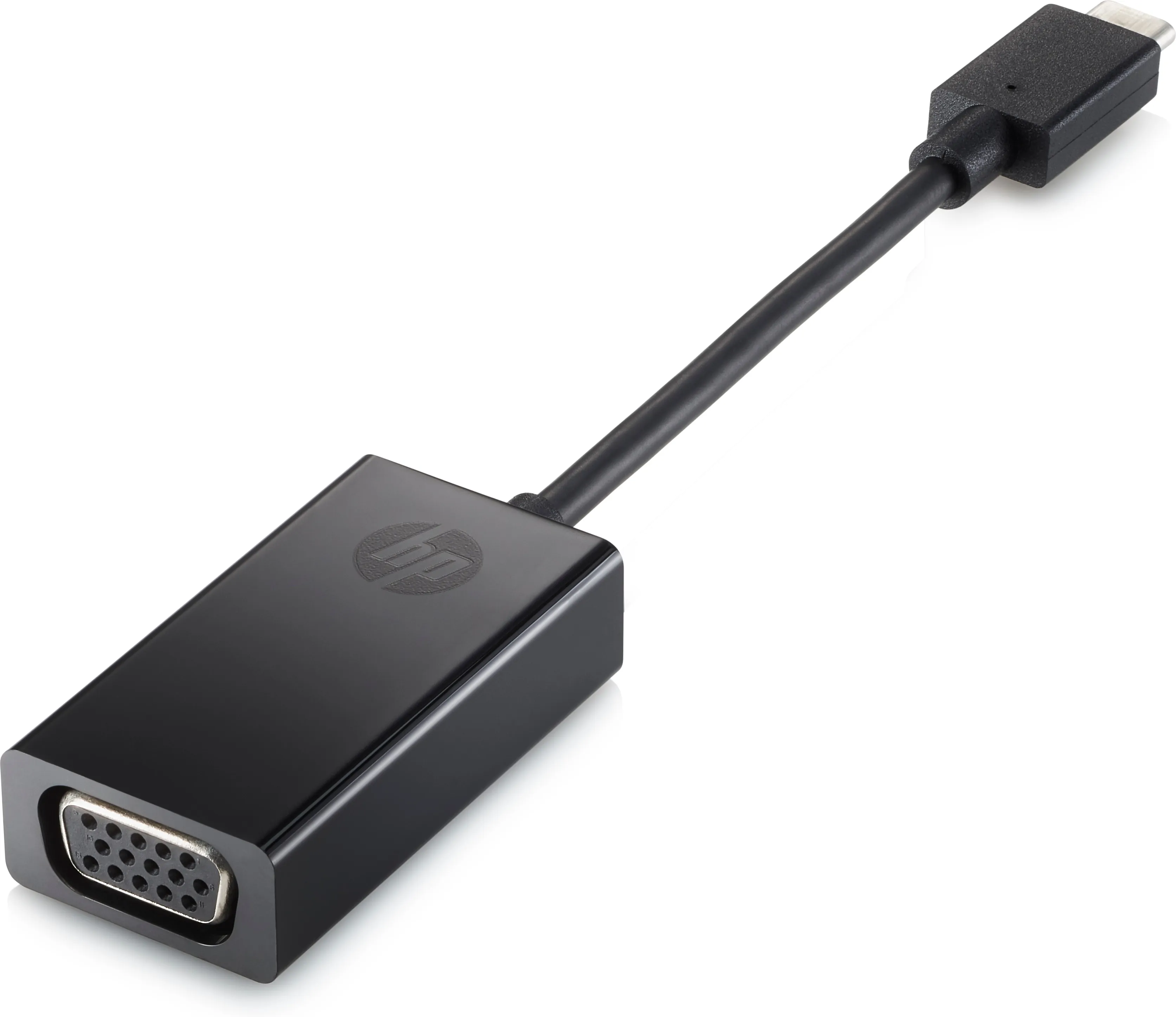 HP  VGA &ndash; USB Type-C - adapter, Svart