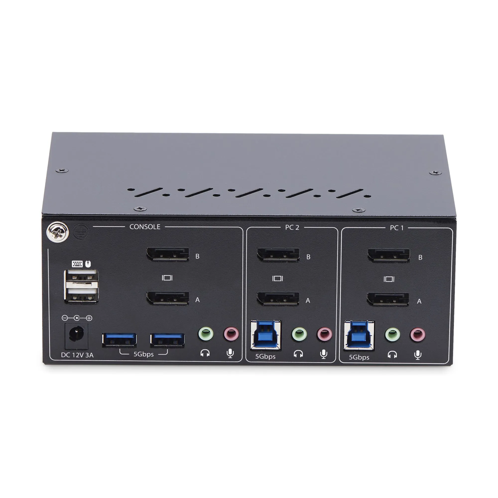 2-Port Dual-DisplayPort KVM Switch 4K