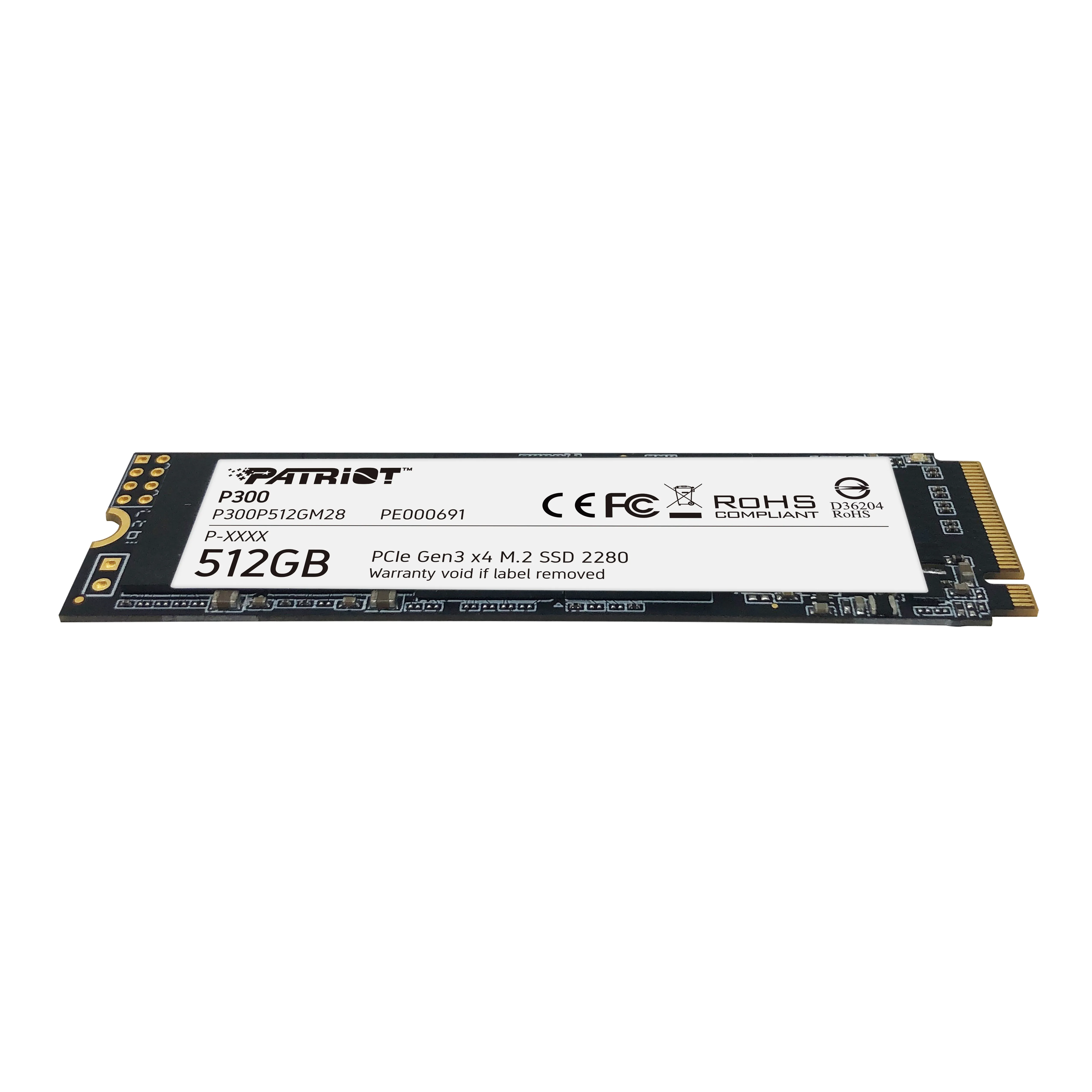 Patriot P300 512GB, PCIe 3.0, M.2 - SSD