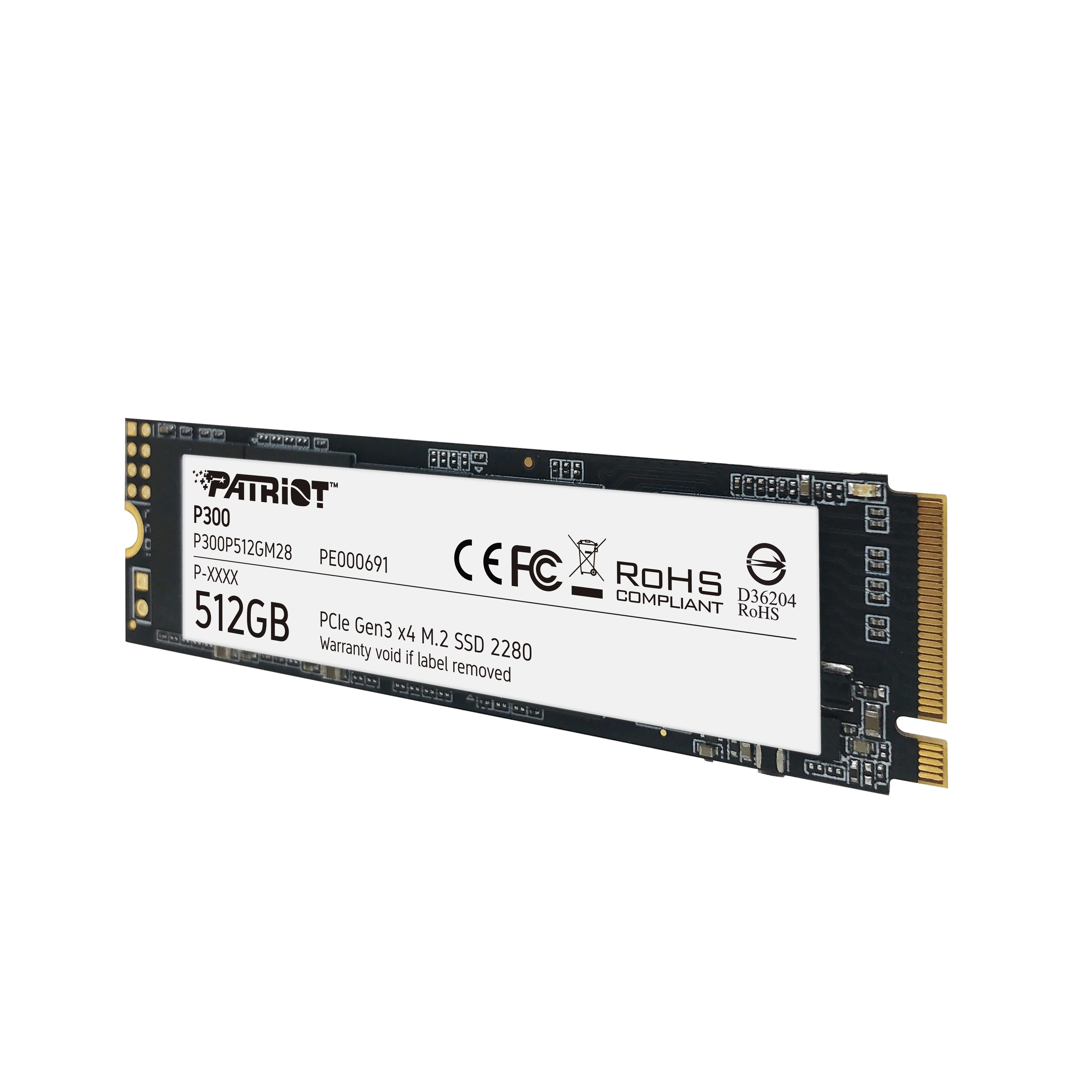 Patriot P300 512GB, PCIe 3.0, M.2 - SSD