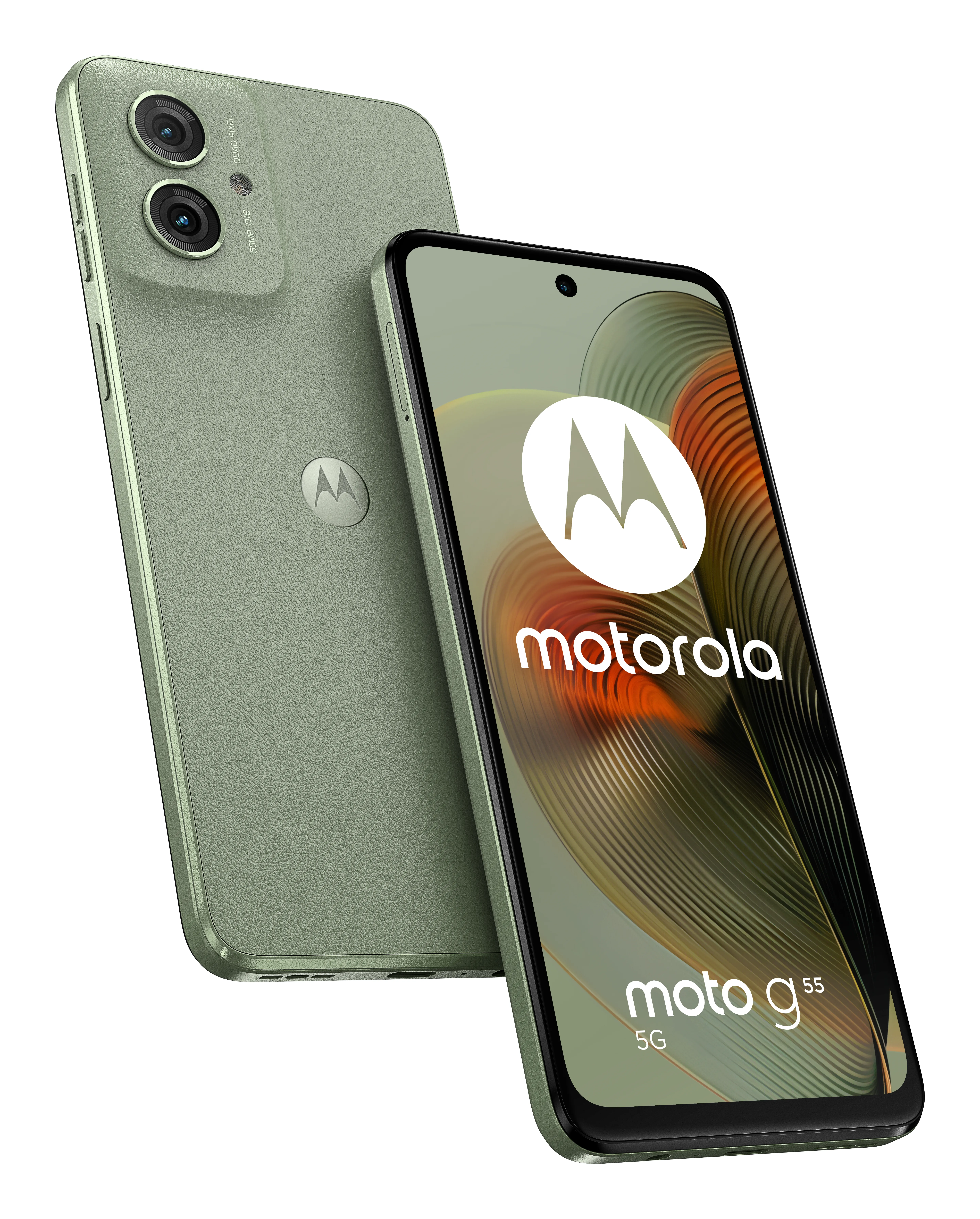 Motorola Moto G55 5G 256/8 Gt -Android-puhelin, Vihreä