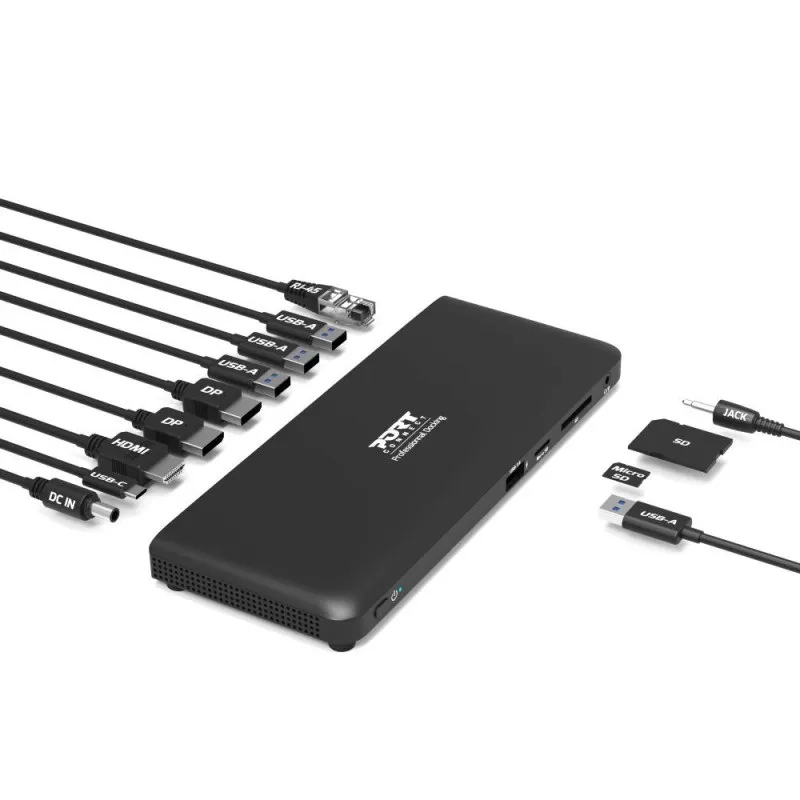 Port Designs USB-C Universal Docking Station 2 x 4K, 100W PD
