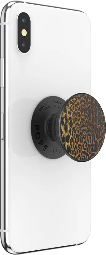 POPSOCKETS Embossed Metal Leopard