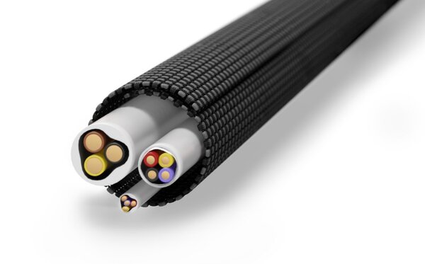 Bluelounge Soba - Cable management sleeve, Black
