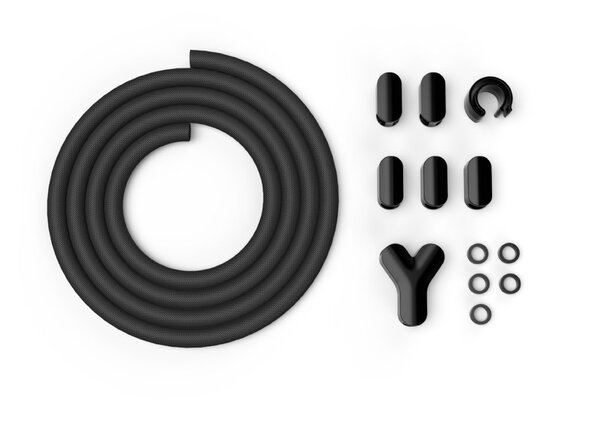 Bluelounge Soba - Cable management sleeve, Black
