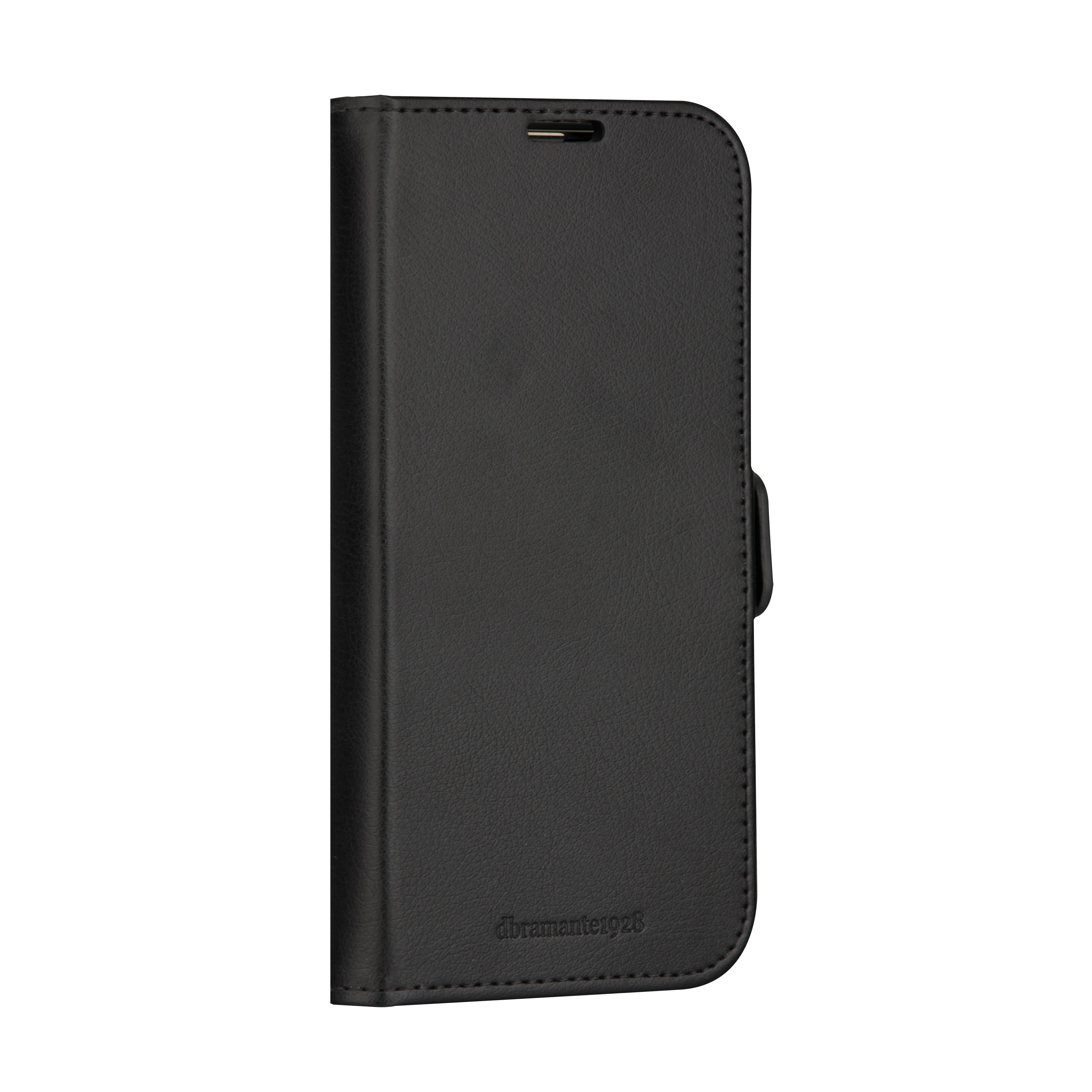 Dbramante1928 Stockholm, iPhone 15 Pro Max - 2-in-1 Wallet Case, Black