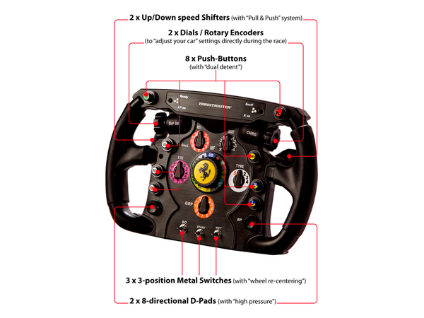 THRUSTMASTER FERRARI F1 WHEEL ADD ON PC/PS3